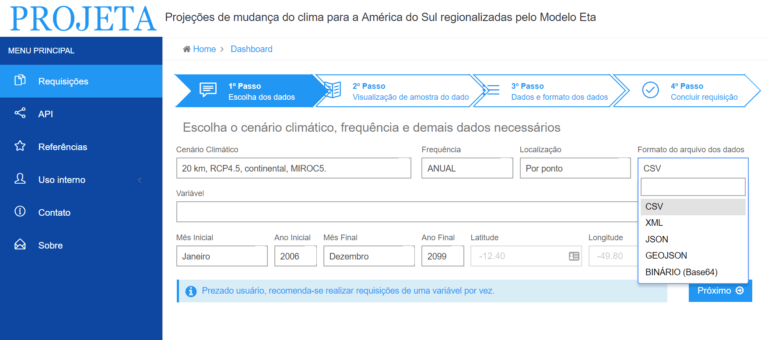 Como fazer projeções de mudanças no clima